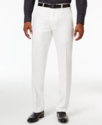 macy's white pants mens